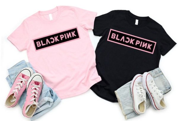 Black Pink Merch Logo Shirt,Korean Kpop Music Lover Sweatshirt,Concert Girls T shirt,Black Pink Fan Concert Group Hoodie,Pink Venom Shirts