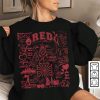 Taylor Music The Eras Tour, Reputation Tracklist Double Sides, Taylor Tour Album T-Shirt Hoodie Sweatshirt Shirt