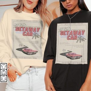 Taylor Comic Shirt V1, Taylor Getaway Car 90s Vintage Sweatshirt, Taylor Retro Graphic Tee Comic Music Unisex Gifts Hoodie T-Shirt