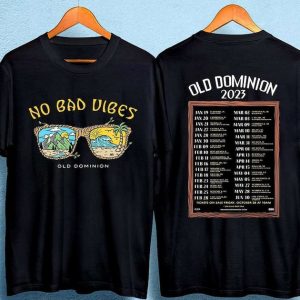 Old Dominion 2023 Tour Sweatshirt, Old Dominion No Bad Vibes Tour Sweatshirt, Band Tshirt, Music Sweatshirt, Gift For Fan T-Shirt