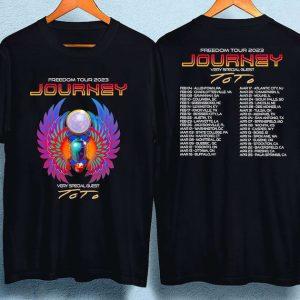 Vintage ToTo Journey 2023 Freedom Tour 2023 Sweatshirt, Journey 2023 Freedom Tour, Vintage Journey Tshirt, Music Sweatshirt, Gift For Fan Shirt