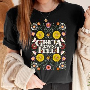 Greta Van Fleet Sweatshirt, Retro Greta Van Fleet Shirt, Greta Van Fleet Merch, Greta Van Fleet Hoodie, Dream In Gold Tour 2023 Sweatshirt Shirt