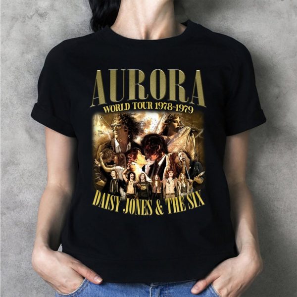 Aurora World Tour 1978 Vintage 90s, Daisy Jones Aurora World Tour shirt, Aurora Album Merch, Daisy Jones And The Six Band Concert Shirt