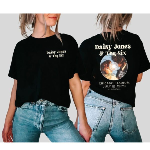 Retro Daisy Jones & The Six T-Shirt, Aurora World Tour Sweatshirt, Hoodie, Long Sleeve Gift for Fans Shirt