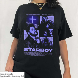 Starboy unisex t-shirt, The Weeknd T Shirt, The Weekend Tour Merch, Vintage Retro 90s Shirt, After Hours Til Dawn Tour Merch, Dawn Fm Shirt