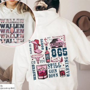 Retro Wallen Western Shirt, Sweatshit, Hoodie, Vintage Wallen Shirt, Cowboy Girl Sweat, Country Music Hoodie, Wallen Shirt, Gift for fan Shirt