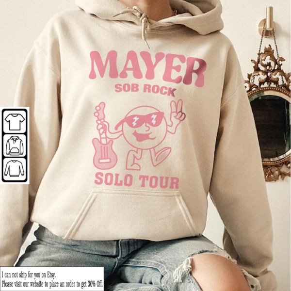 John Mayer Music Shirt, John Mayer Solo Tour Sweatshirt, John Mayer Solo Tour Vintage Retro Graphic Tee Music Unisex Gifts Fan Hoodie