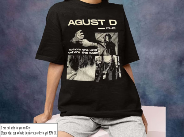 Vintage Agust D Tour 2023 Shirt-Yoongi kpop shirt-vintage shirt-kpop merch-kpop shirt