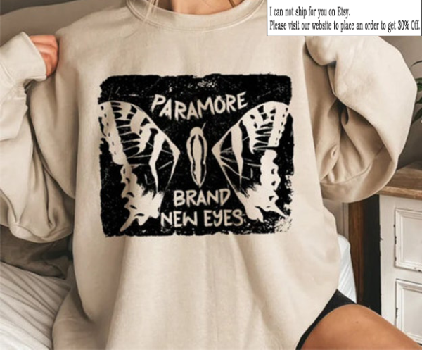 Brand new eyes Shirt, Paramore Rock Band 2023 shirt, Rock Band Shirt, Tour Shirt, Gift For Him, Gift For Her shirt