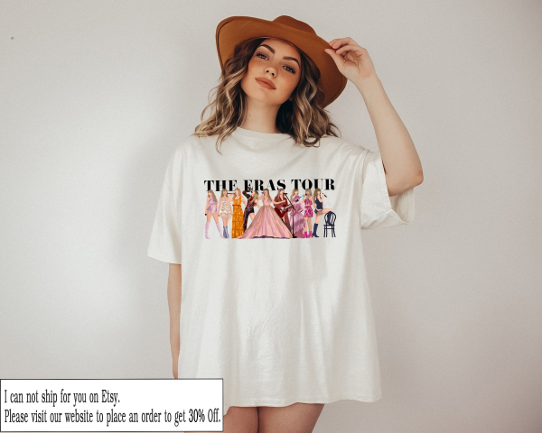 The Eras Tour T-Shirt | Fan Made Merch | Swiftie Gift | Midnights | Reputation | Lover | 1989 | Speak Now