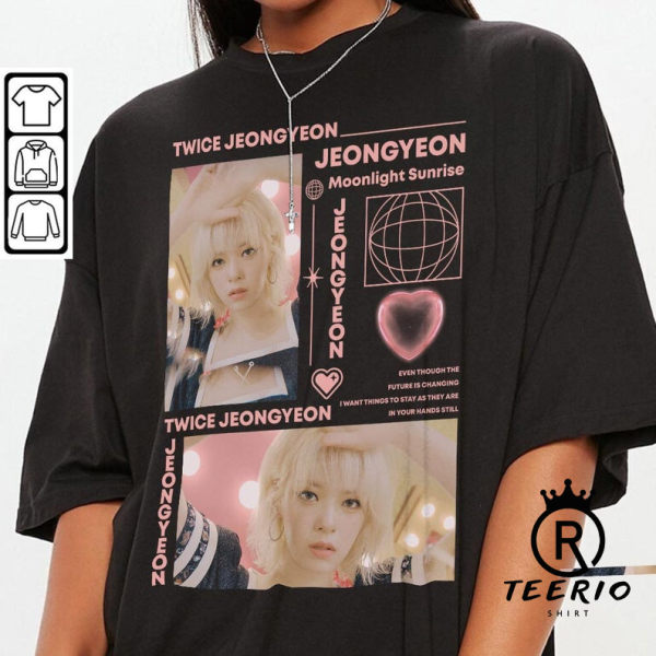 Twice Shirt, Twice Jeongyeon Shirt, Jeongyeon Shirt, Kpop Album Shirt Sweatshirts T-Shirt Hoodie