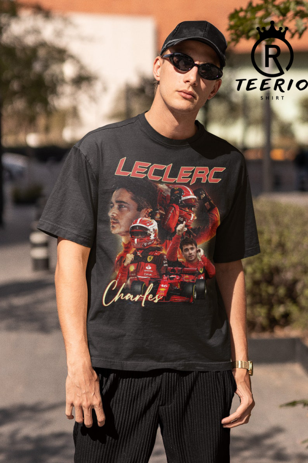 90s Vintage Charles Leclerc Scuderia Ferrari Shirt