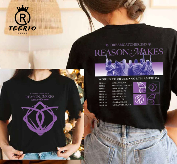 Dreamcatcher Reason Makes World Tour 2023 T-Shirt