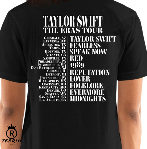 Two Sided Taylor Eras Tour Shirt