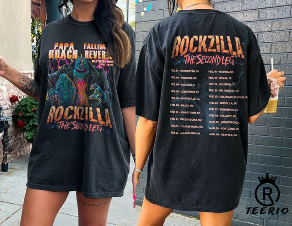 Rockzilla The Second Leg Tour 2023 Shirt