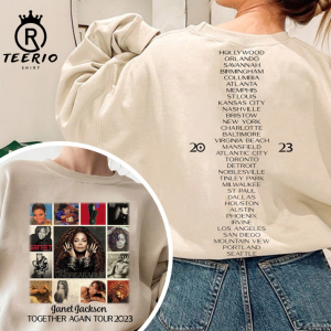 Janet Jackson Together Again Tour 2023 Shirt