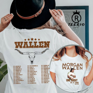 Morgan Wallen’s One Night At A Time World Tour Shirt