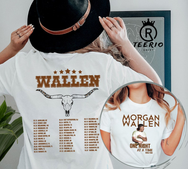 Morgan Wallen’s One Night At A Time World Tour Shirt