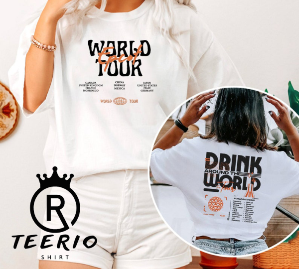 Drink Around The World Tour Shirt