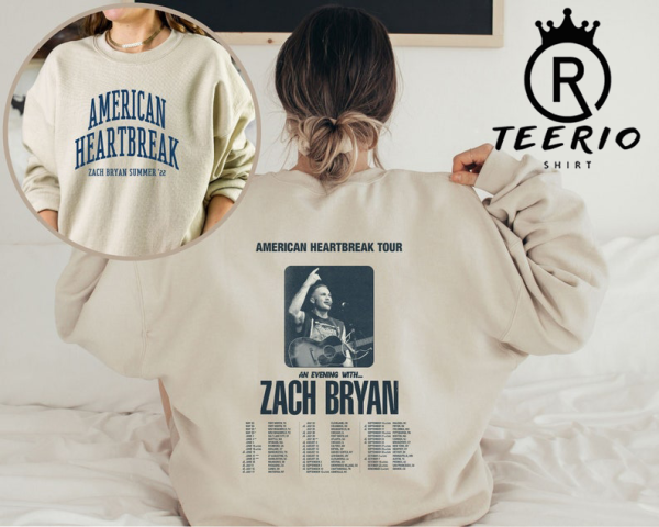 American Heartbreak Tour Printed Front And Back Sweatshirt