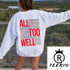 RED Comfort Colors Shirt All Too Well T-shirt