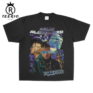 RAUW ALEJANDRO – Saturno 2023 World Tour Merch High Quality Made in USA Oversized Vintage Dyed T Shirt