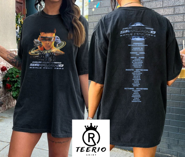 Retro Rauw Shirt, Saturno 2023 World Tour Free Shipping Sweatshirt