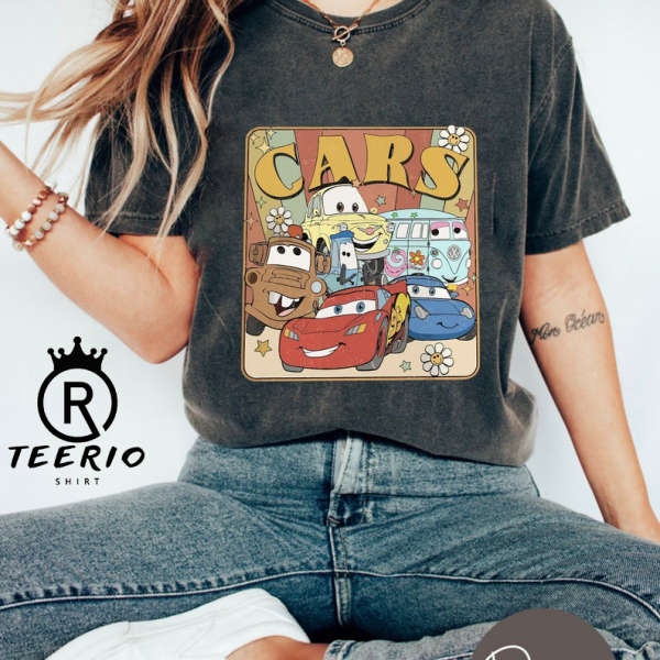 Retro Disney Cars Comfort Colors Shirt