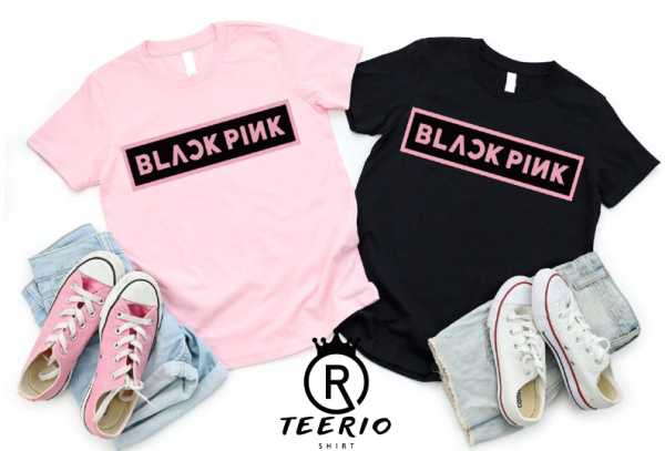 Black Pink Merch Logo Shirt,Korean Kpop Music Lover Sweatshirt,Concert Girls T shirt,Black Pink Fan Concert Group Hoodie,Pink Venom Shirts.