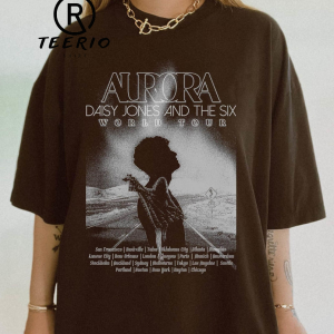 Daisy Jones Aurora World Tour Shirt, Daisy Jones And The Six Band Concert Shirt, Aurora Album Merch, Aurora World tour, Billy Dunne Camila