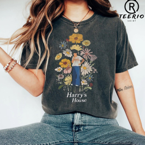 Comfort Colors Harrys House shirt, Harry’s Home shirt, Y2k Aesthetic, As It Was tshirt, Harry’s floral concept T Shirt