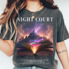 Comfort Colors® Original Design – SJM merch Gold print Velaris t-shirt, The Night Court t-shirt, SJM merch, A court of Thorns and ROSES