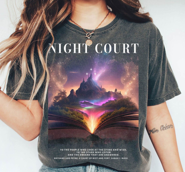 Comfort Colors® Night Court t-shirt, To the stars who listen shirt, A court of Thorns and ROSES, A court of Thorns and ROSES