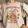 Life Is Delicious Shirt, Vintage Strawberry Sweatshirt