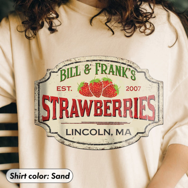 Bill And Frank Strawberry Shirt, TLOU Shirt, Strawberries Shirt