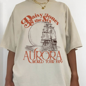 Aurora World Tour Shirt, Daisy Jones and The Six Aurora Shirt, 2023 Tour Shirt, Daisy Jones & The Six Aurora World Tour Retro t-shirt