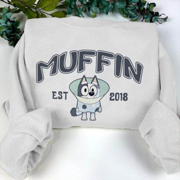 Muffin Cupcake Heeler Shirt, Bluey and Bingo Sweatshirt, Y2k Trending Sweatshirt