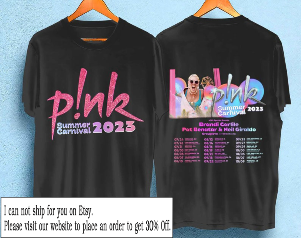 Vintage P!nk Summer Carnival Tour 2023 Sweatshirt, Summer Carnival Tour Sweatshirt