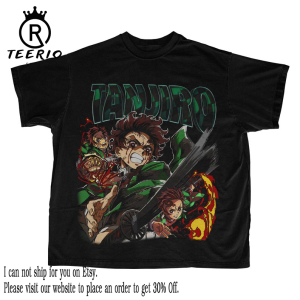 Tanjiro – Anime Vintage Tee Shirt