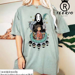 Spirited Away, Ghibli Shirt, Hayao Miyazaki, Studio Ghibli Gift, Totoro Shirt, Ghibli Sweatshirt, No Face, Spirited away T-Shirt