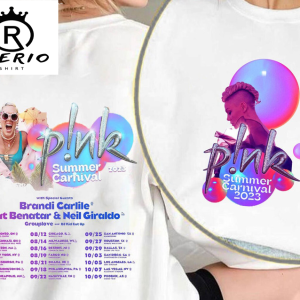 P!nk Summer Carnival Tour 2023 2 sides Shirt