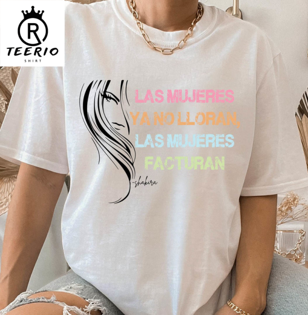 Shakira, Las Mujeres Ya No Lloran Tee Shirt