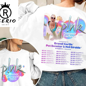 P!nk Summer Carnival Tour 2023 2 sides Shirt