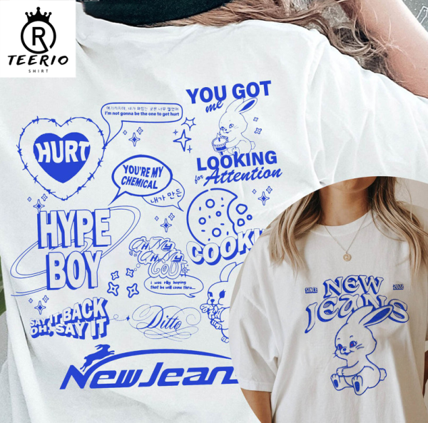 NewJeans Track List TShirt