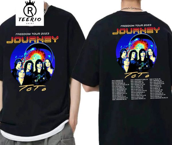 Journey Freedom Tour 2023 2 Sides  T-Shirt