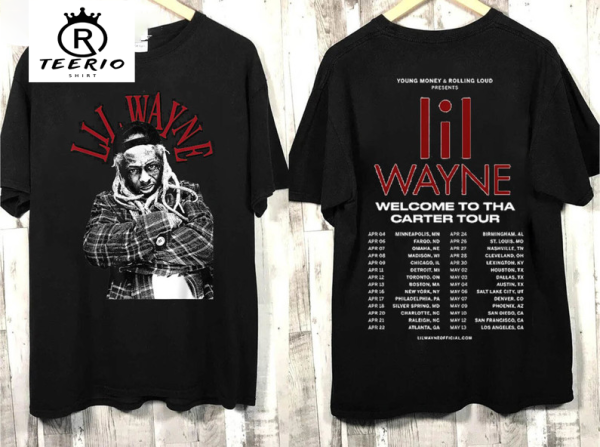 Lil Wayne Rapper 2023 Tour Shirt