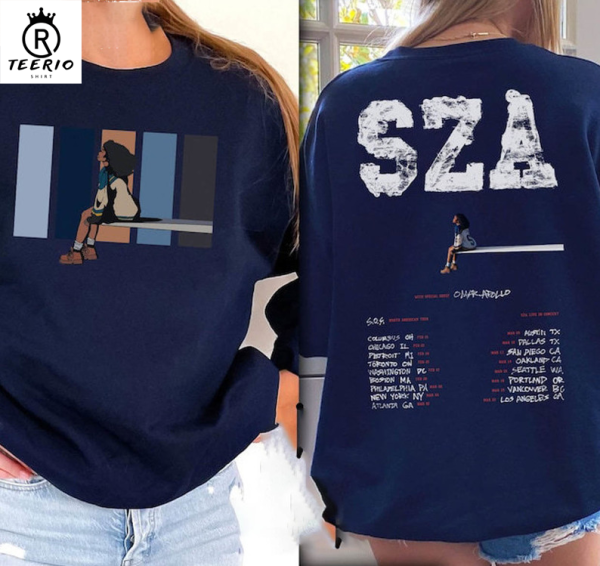 SZA SOS Full Tracklist Sweatshirt, Vintage Sza Sweatshirt, S.Z.A s.o.s Shirt, Sza Merch, s.o.s Album, SZA s.o.s, Full Tracklist Sweatshirt