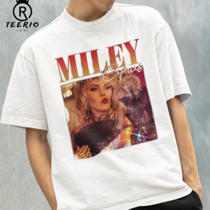 Miley Cyrus Tee Shirt, Homage Tshirt, Vintage Miley Cyrus Singer 90s Retro Classic Tee, Gift for Fans, Oversize Style Sweatshirts