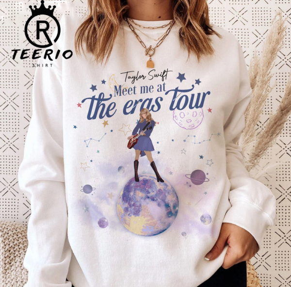 Meet Me At The Eras Tour Shirt, Lavender Haze Crewneck Unisex Hoodie