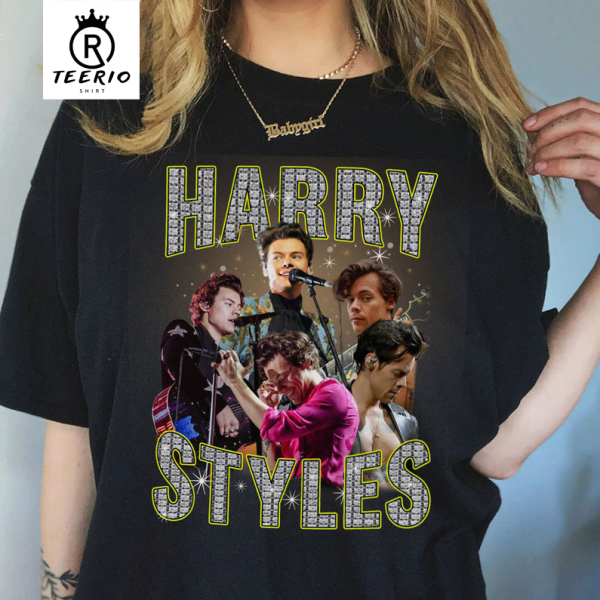 Harry Styles Vintage 90s Bootleg TShirt | Harry Styles Vintage Homage Graphic T-Shirt | Harry Styles Inspired Rap Tee Classic Retro Tee